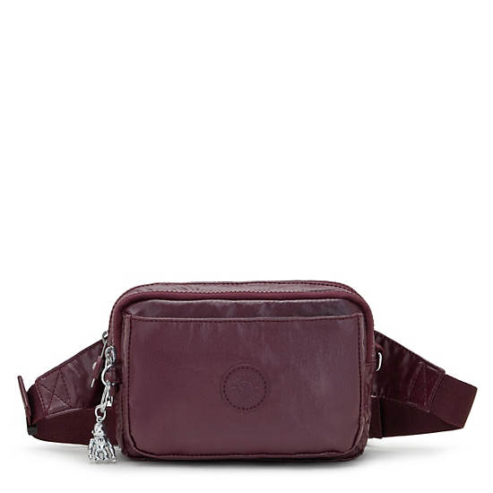 Kipling Abanu Multi Metallic Convertible Crossbodytassen Bordeaux | BE 1029OK